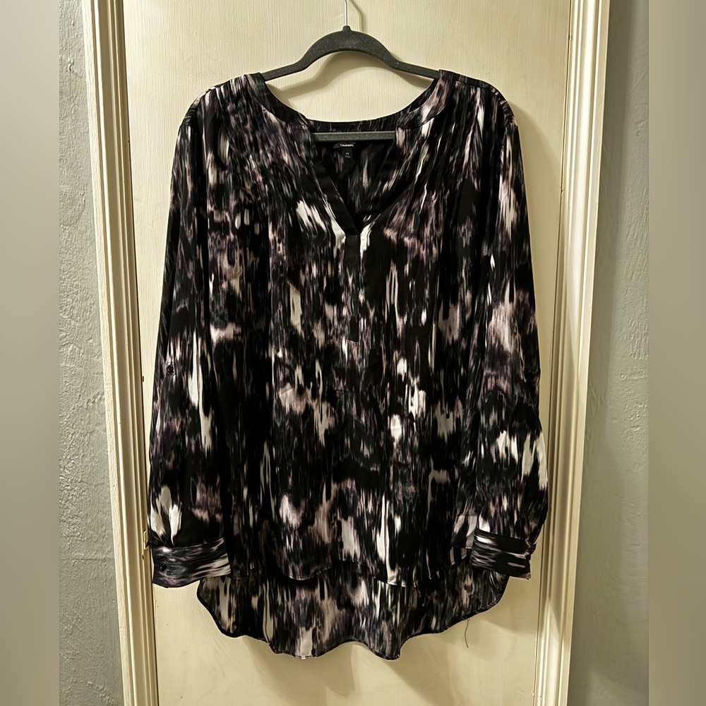 Simply Vera Vera Wang Abstract Blouse - 2x